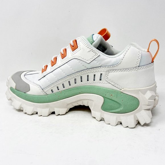 Caterpillar CAT Intruder Oxford Star White Pastel Green Mens Shoes P724500 - Picture 3 of 5